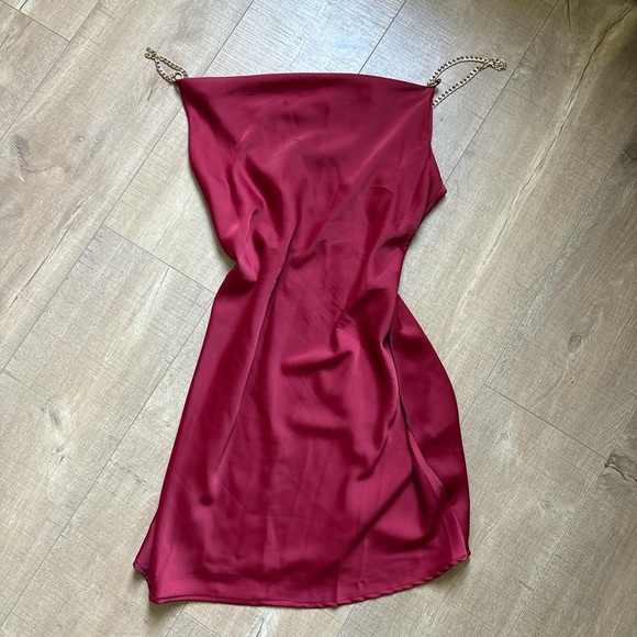 Urban Outfitters Red Dress with Chain Straps - Picture 1 of 3